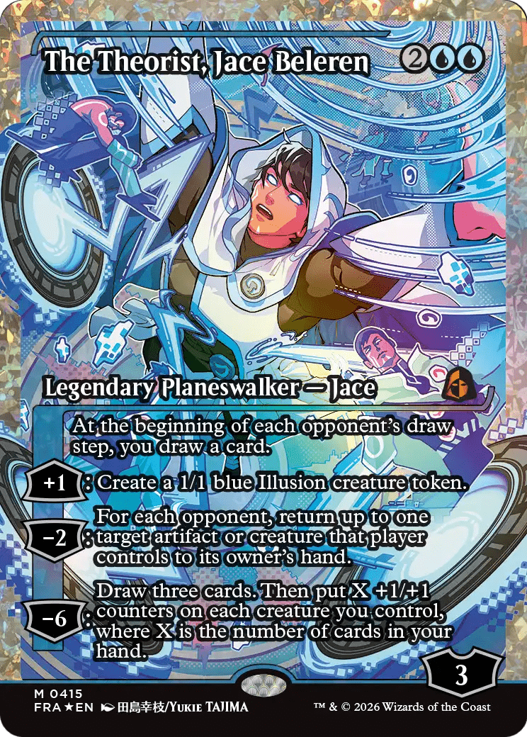 The Theorist, Jace Beleren (Showcase) (Fracture Foil) [Reality Fracture] MTG Single Magic: The Gathering  | Multizone: Comics And Games