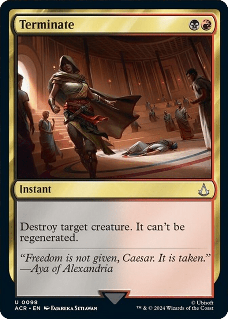 Terminate [Assassin's Creed] MTG Single Magic: The Gathering  | Multizone: Comics And Games