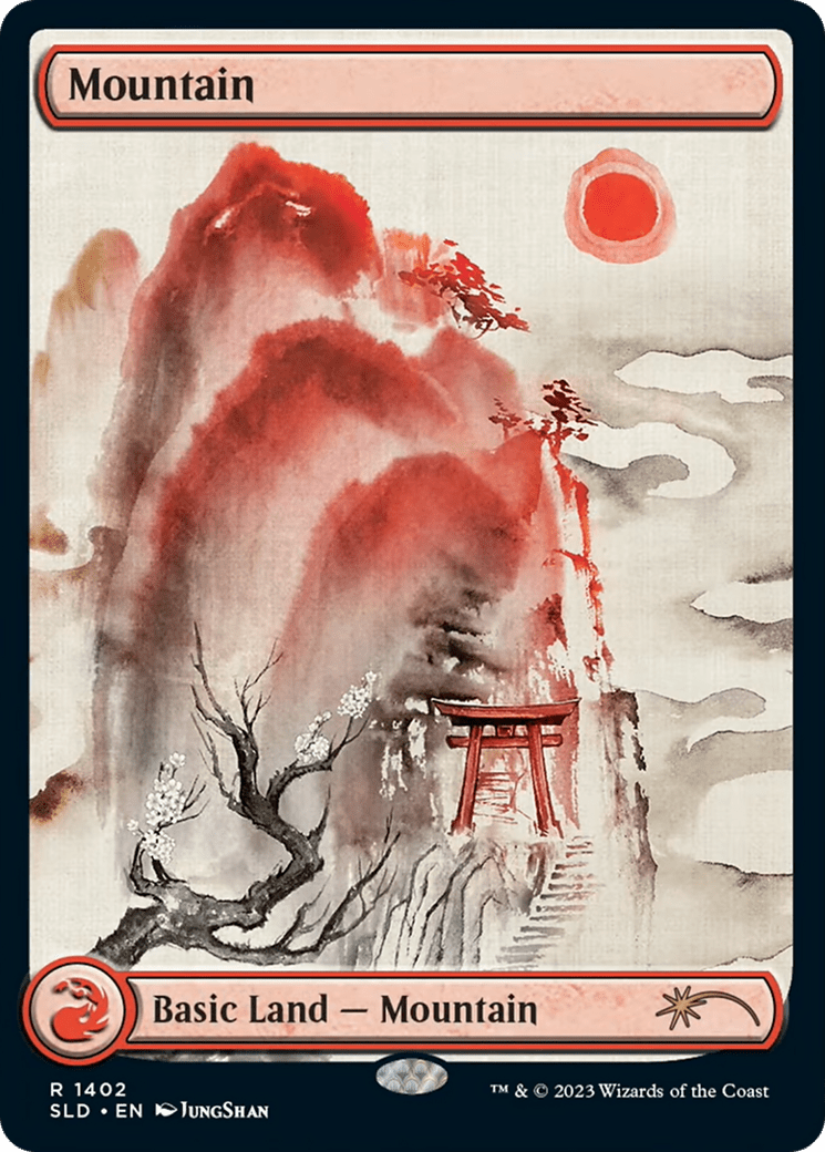 Mountain (1402) [Secret Lair Drop Series] MTG Single Magic: The Gathering  | Multizone: Comics And Games