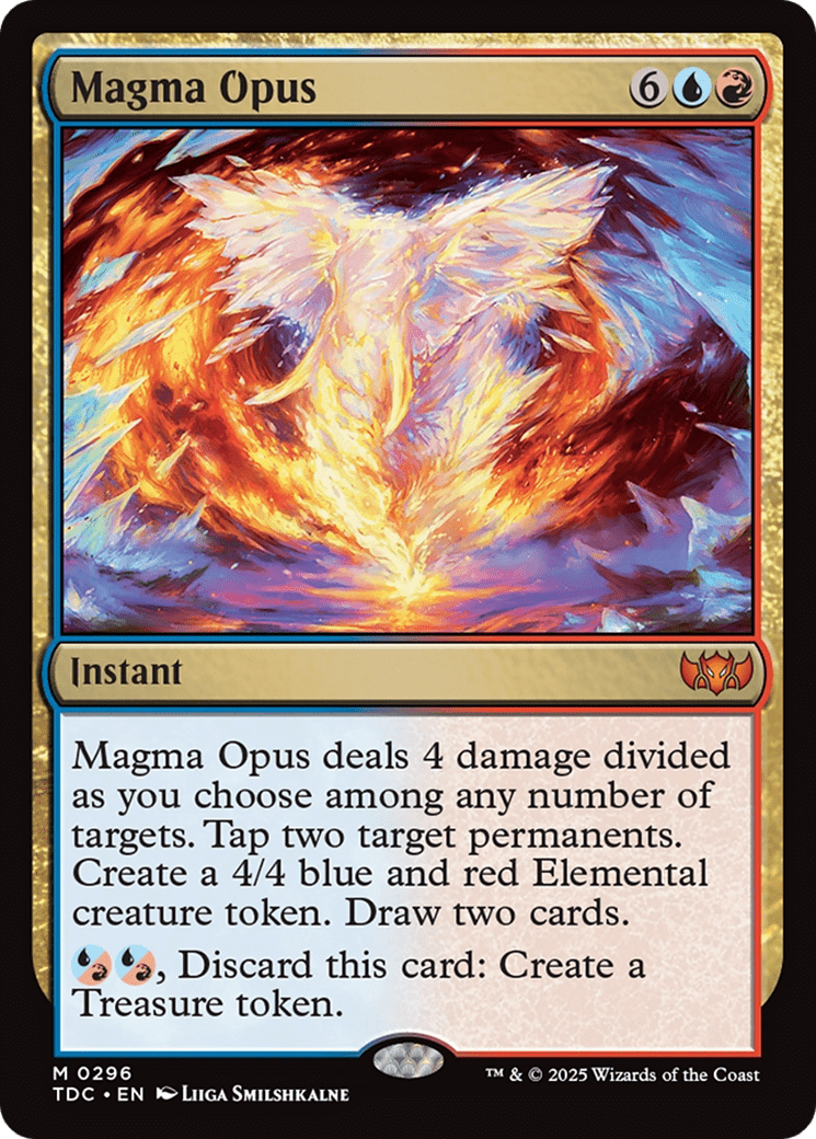 Magma Opus [Tarkir: Dragonstorm Commander] MTG Single Magic: The Gathering  | Multizone: Comics And Games