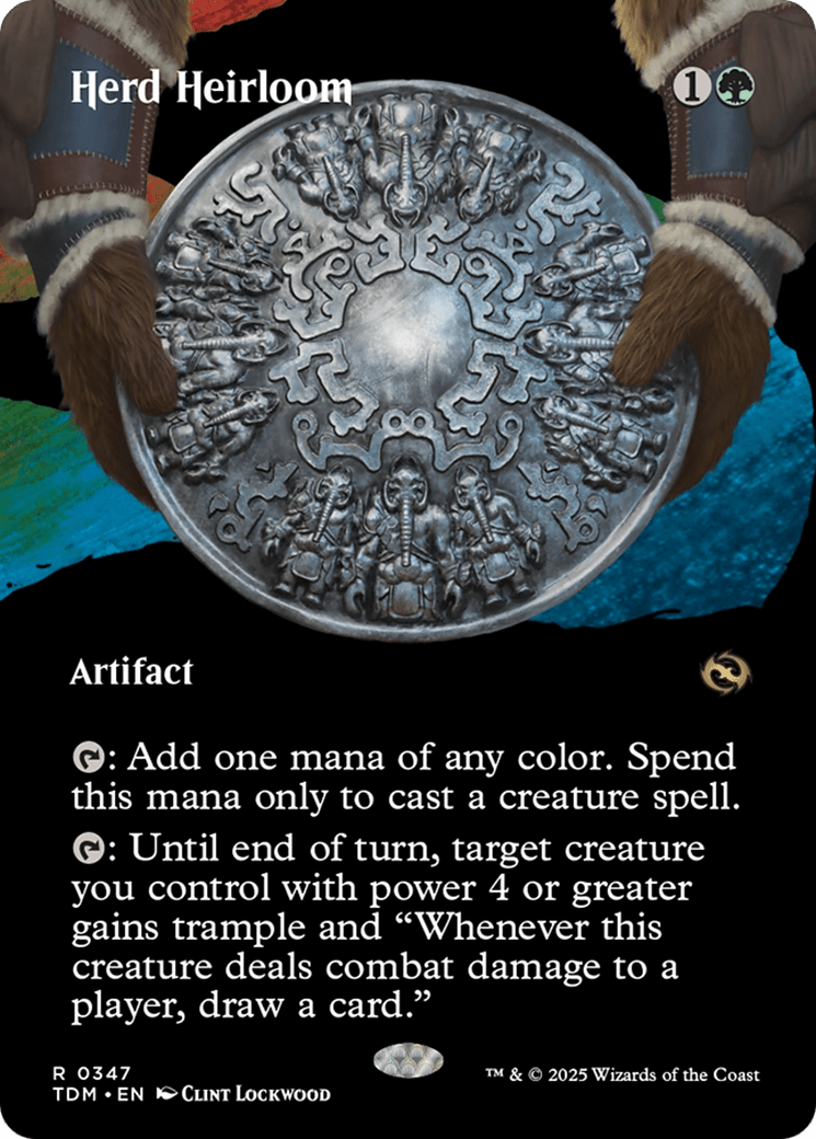 Herd Heirloom (Borderless) [Tarkir: Dragonstorm] MTG Single Magic: The Gathering  | Multizone: Comics And Games