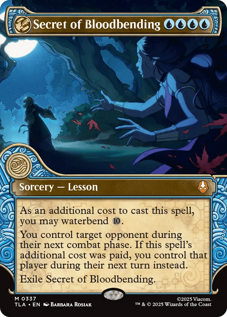 Secret of Bloodbending (Showcase) [Avatar: The Last Airbender] MTG Single Magic: The Gathering  | Multizone: Comics And Games