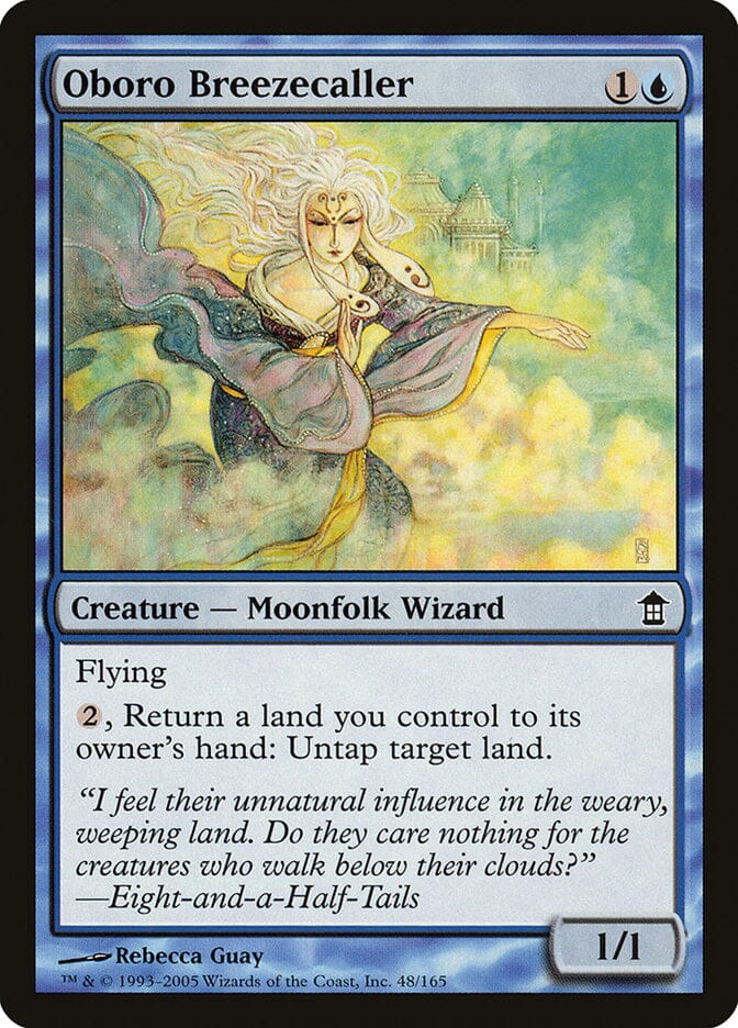 Oboro Breezecaller [Saviors of Kamigawa] MTG Single Magic: The Gathering  | Multizone: Comics And Games