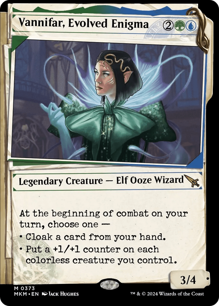 Vannifar, Evolved Enigma (Showcase) (0373) [Murders at Karlov Manor] MTG Single Magic: The Gathering  | Multizone: Comics And Games