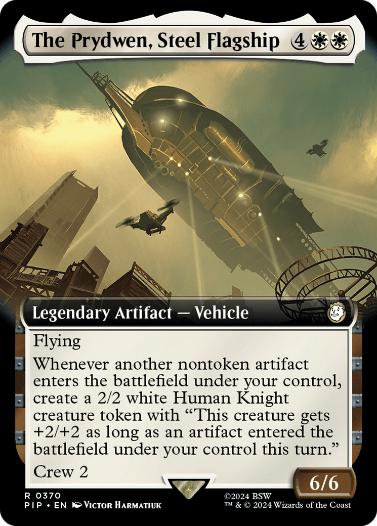The Prydwen, Steel Flagship (Extended Art) [Fallout] MTG Single Magic: The Gathering  | Multizone: Comics And Games