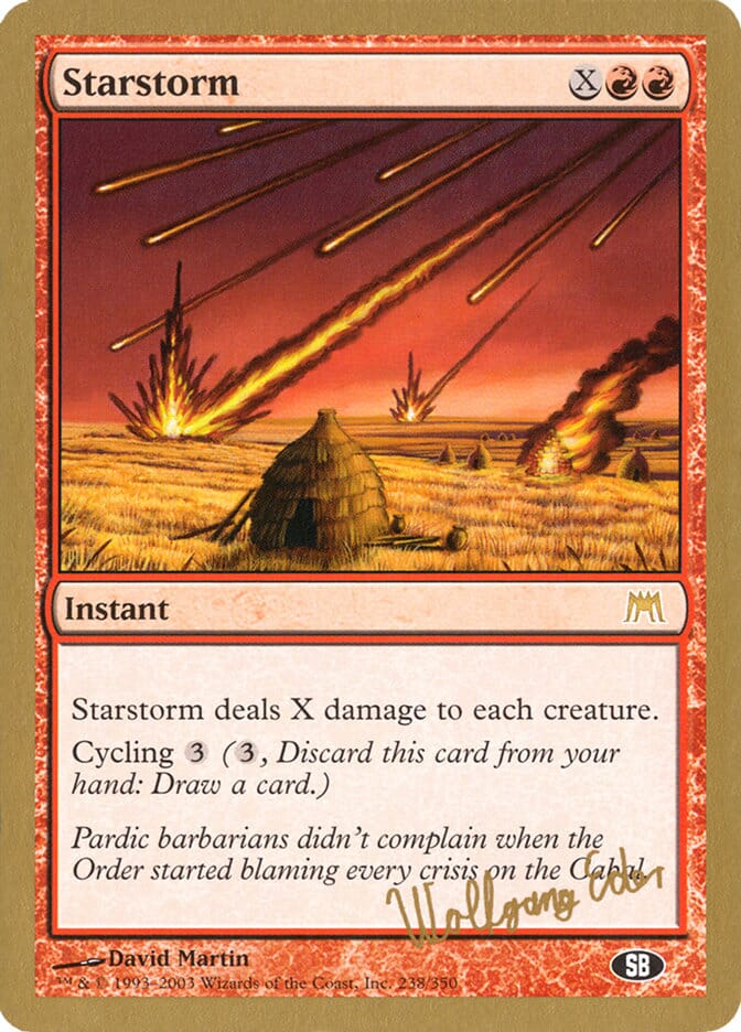 Starstorm (Wolfgang Eder) (SB) [World Championship Decks 2003] MTG Single Magic: The Gathering  | Multizone: Comics And Games