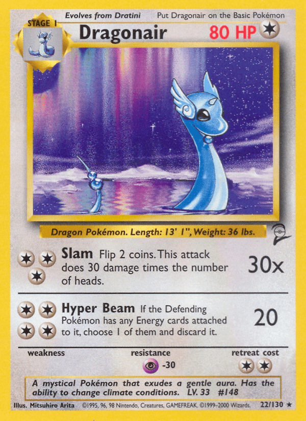 Dragonair (22/130) [Base Set 2] Pokemon Single Pokémon  | Multizone: Comics And Games