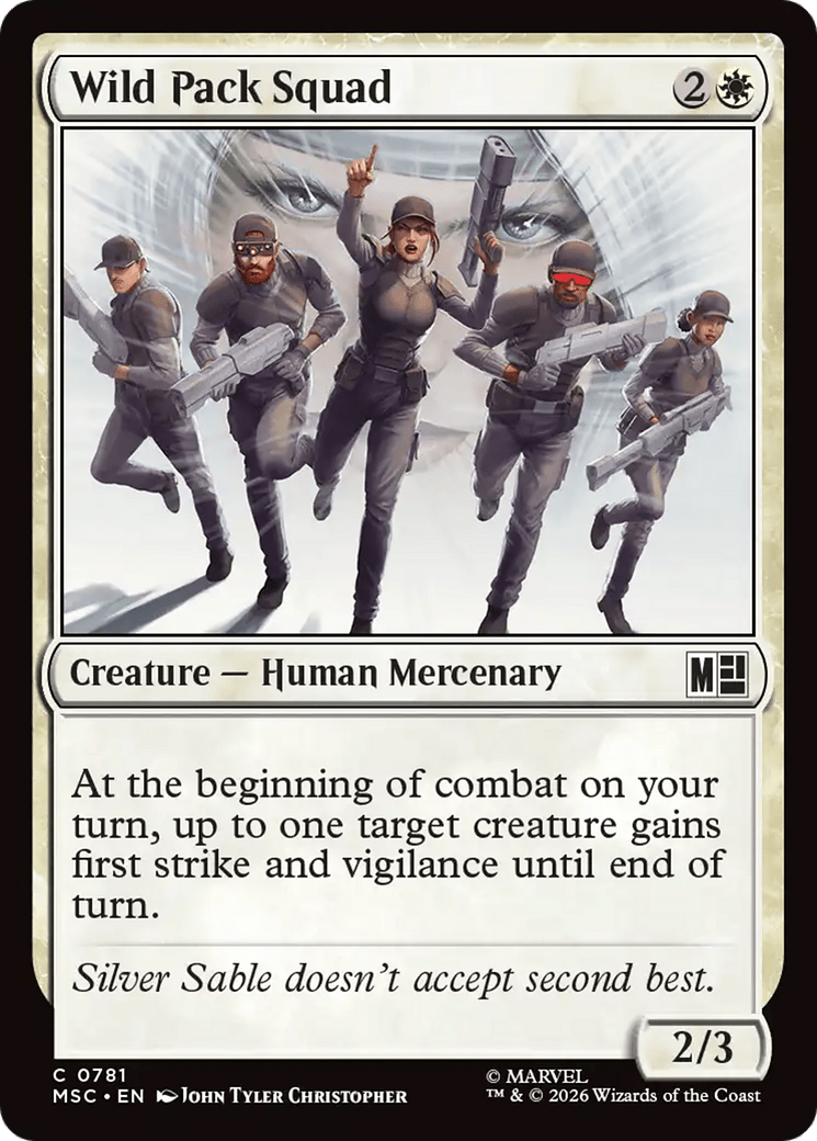 Wild Pack Squad [Marvel Super Heroes Commander] MTG Single Magic: The Gathering  | Multizone: Comics And Games