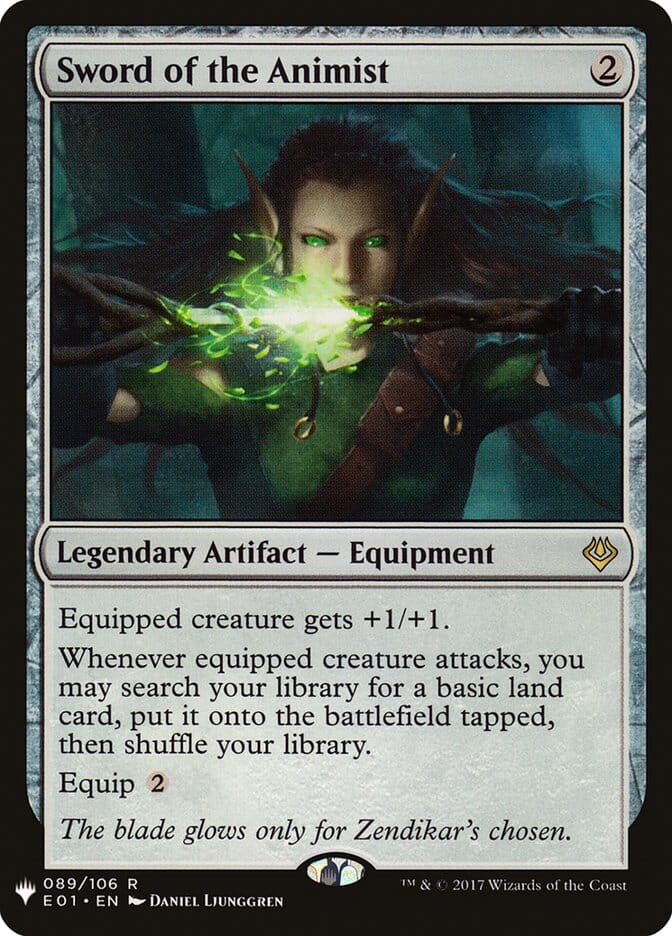 Sword of the Animist [Mystery Booster] MTG Single Magic: The Gathering  | Multizone: Comics And Games
