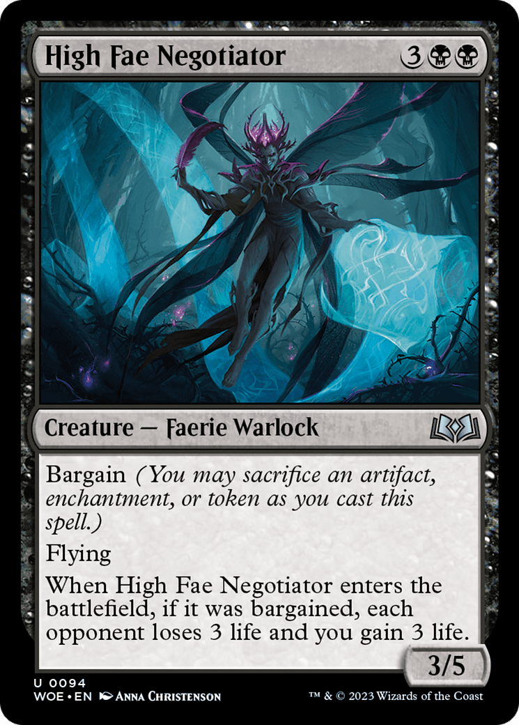 High Fae Negotiator [Wilds of Eldraine] MTG Single Magic: The Gathering  | Multizone: Comics And Games