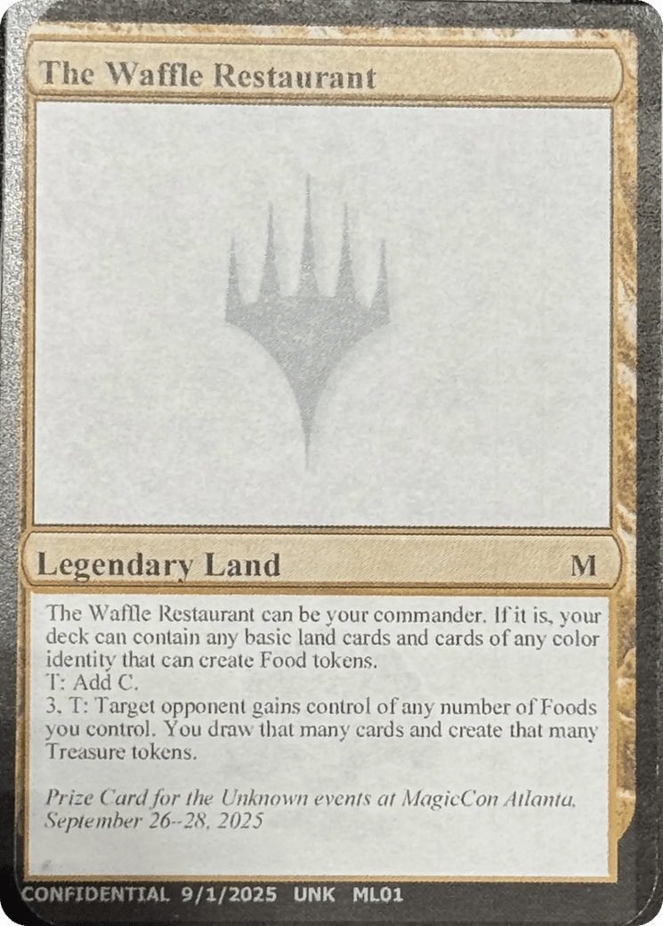 The Waffle Restaurant [Unknown Event] MTG Single Magic: The Gathering  | Multizone: Comics And Games