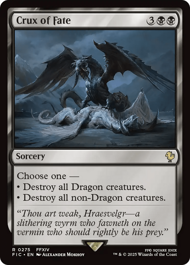 Crux of Fate [FINAL FANTASY Commander] MTG Single Magic: The Gathering  | Multizone: Comics And Games