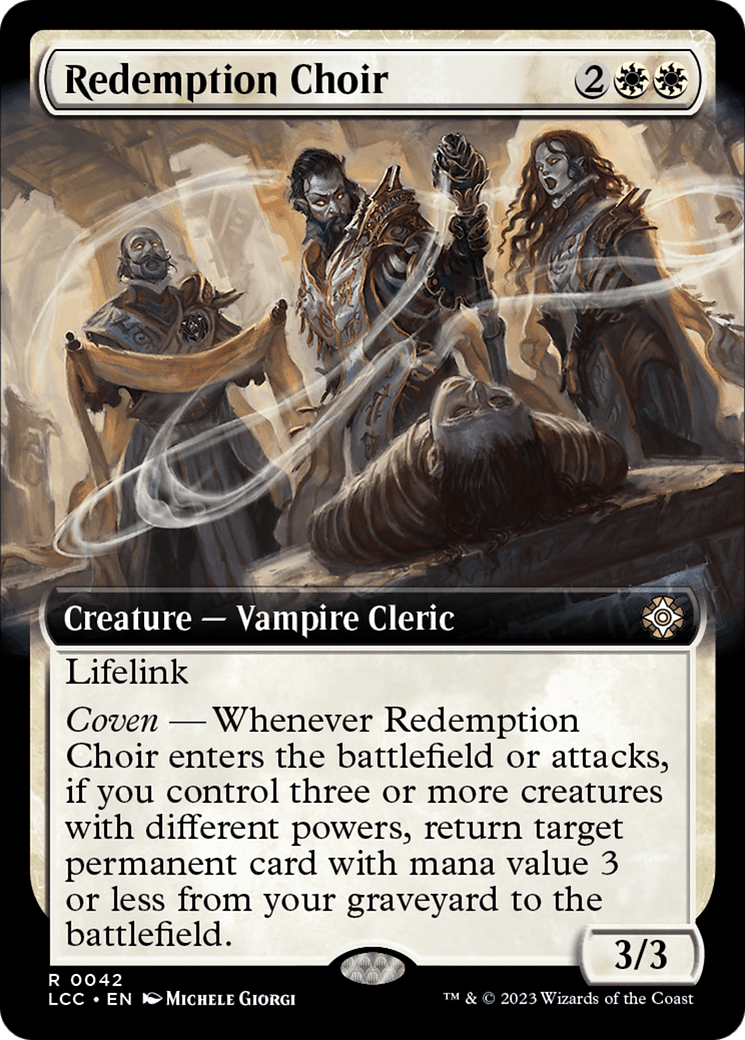 Redemption Choir (Extended Art) [The Lost Caverns of Ixalan Commander] MTG Single Magic: The Gathering  | Multizone: Comics And Games