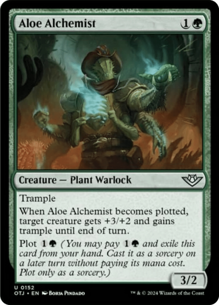 Aloe Alchemist [Outlaws of Thunder Junction] MTG Single Magic: The Gathering  | Multizone: Comics And Games