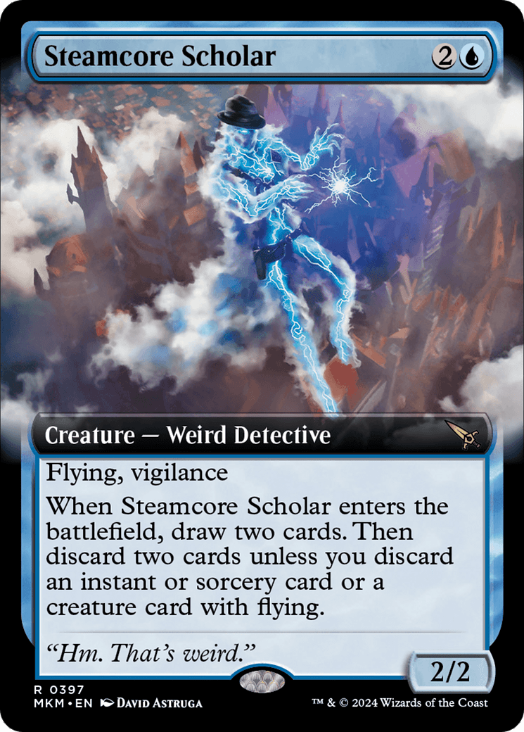 Steamcore Scholar (Extended Art) [Murders at Karlov Manor] MTG Single Magic: The Gathering  | Multizone: Comics And Games