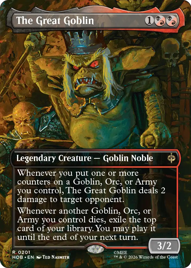 The Great Goblin (Borderless) [The Hobbit] | Multizone: Comics And Games
