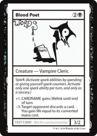 Blood Poet (2021 Edition) [Mystery Booster Playtest Cards] MTG Single Magic: The Gathering  | Multizone: Comics And Games