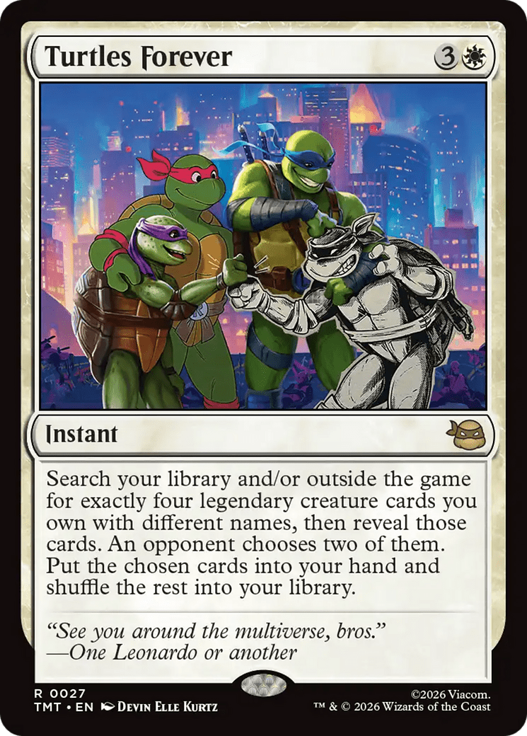 Turtles Forever [Teenage Mutant Ninja Turtles] MTG Single Magic: The Gathering  | Multizone: Comics And Games