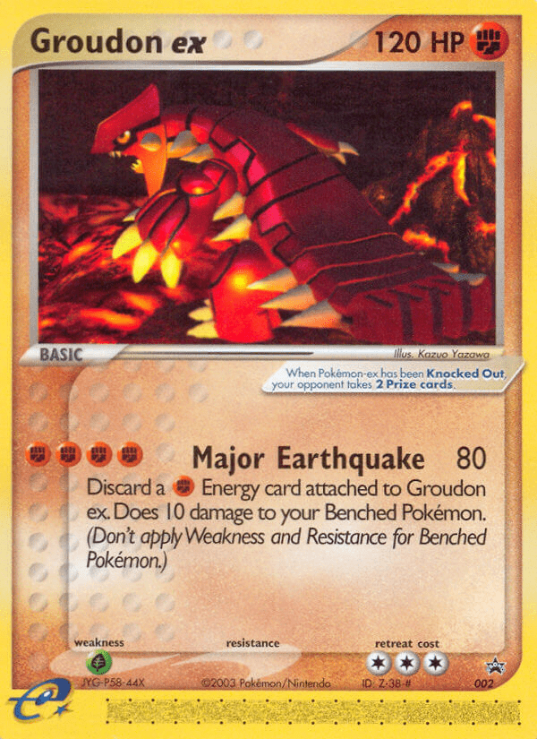 Groudon ex (002) [Nintendo: Black Star Promos] Pokemon Single Pokémon  | Multizone: Comics And Games