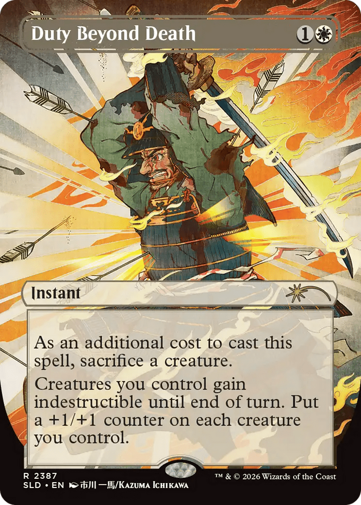 Duty Beyond Death [Secret Lair Drop Series] MTG Single Magic: The Gathering  | Multizone: Comics And Games