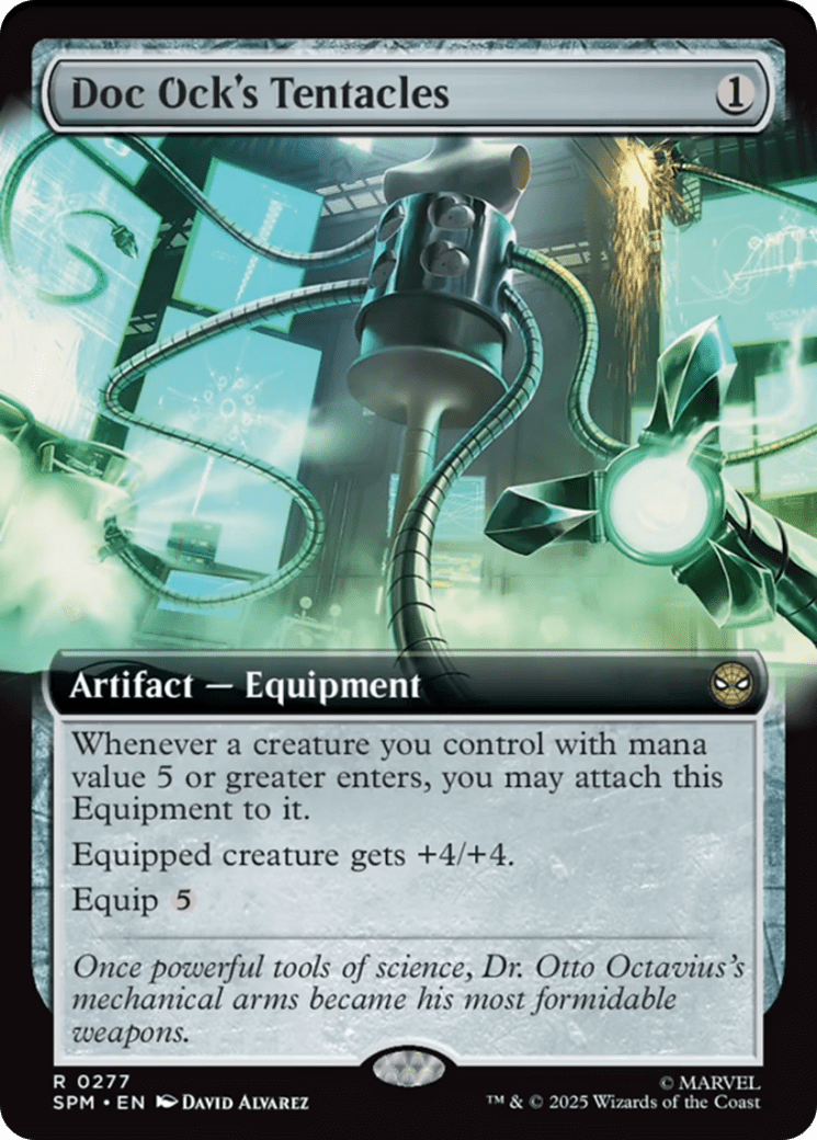 Doc Ock's Tentacles (Extended Art) [Marvel's Spider-Man] MTG Single Magic: The Gathering  | Multizone: Comics And Games