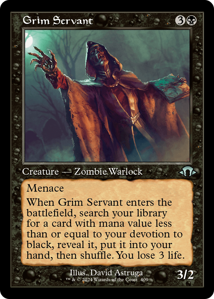 Grim Servant (Retro) [Modern Horizons 3] MTG Single Magic: The Gathering  | Multizone: Comics And Games