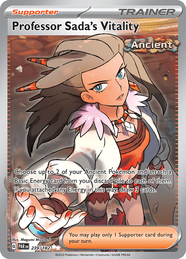 Professor Sada's Vitality (239/182) [Scarlet & Violet: Paradox Rift] Pokemon Single Pokémon  | Multizone: Comics And Games