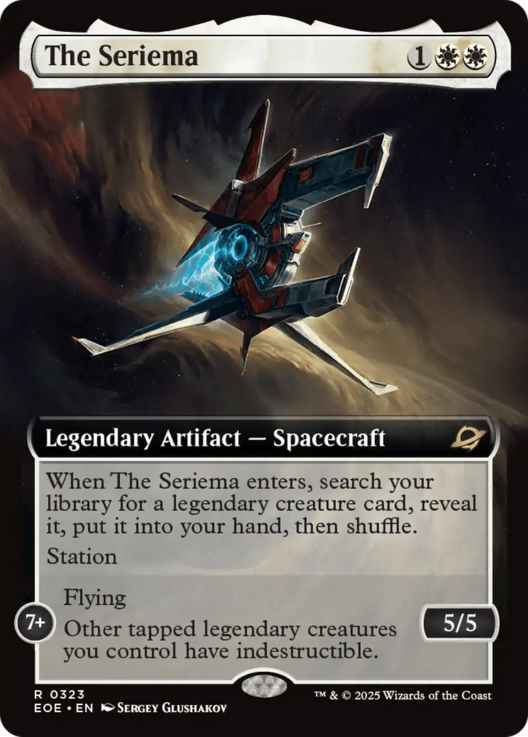The Seriema (Extended Art) [Edge of Eternities] MTG Single Magic: The Gathering  | Multizone: Comics And Games