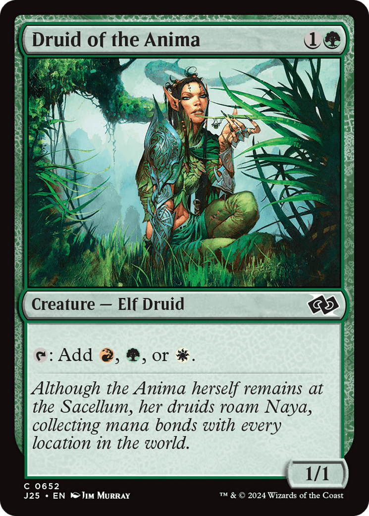 Druid of the Anima [Foundations Jumpstart] MTG Single Magic: The Gathering  | Multizone: Comics And Games