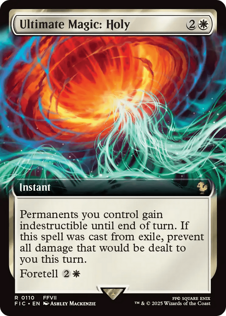 Ultimate Magic: Holy (Extended Art) [FINAL FANTASY Commander] MTG Single Magic: The Gathering  | Multizone: Comics And Games