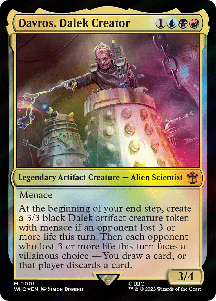 Davros, Dalek Creator [Doctor Who] MTG Single Magic: The Gathering  | Multizone: Comics And Games