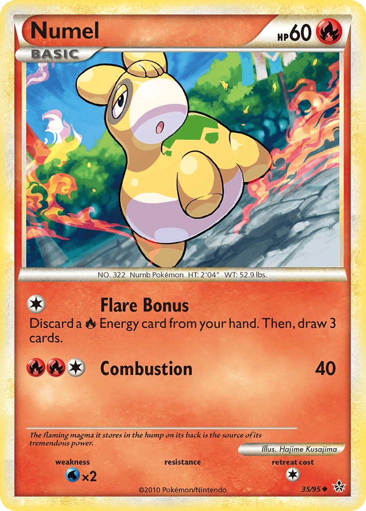 Numel (35/95) [HeartGold & SoulSilver: Unleashed] Pokemon Single Pokémon  | Multizone: Comics And Games