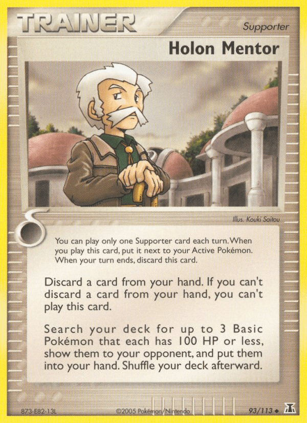Holon Mentor (93/113) [EX: Delta Species] Pokemon Single Pokémon  | Multizone: Comics And Games
