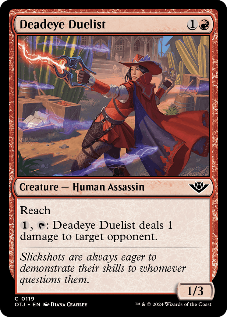 Deadeye Duelist [Outlaws of Thunder Junction] MTG Single Magic: The Gathering  | Multizone: Comics And Games