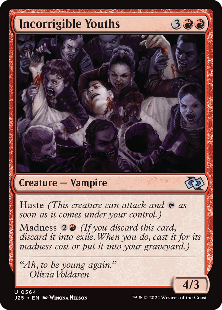 Incorrigible Youths [Foundations Jumpstart] MTG Single Magic: The Gathering  | Multizone: Comics And Games