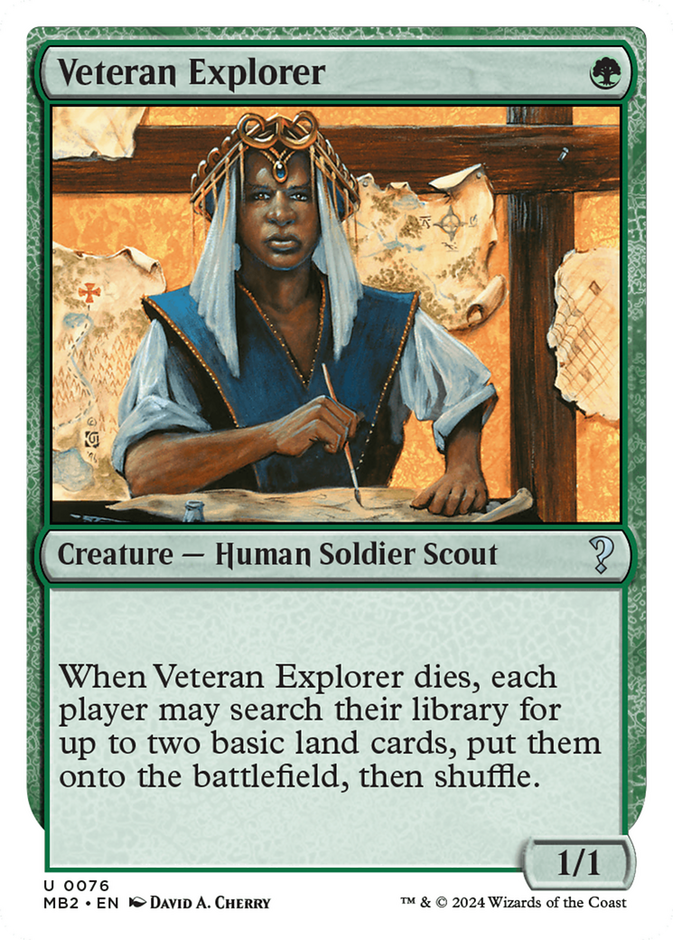 Veteran Explorer (White Border) [Mystery Booster 2] | Multizone: Comics And Games