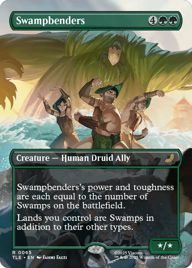 Swampbenders (Borderless) [Avatar: The Last Airbender: Eternal-Legal] MTG Single Magic: The Gathering  | Multizone: Comics And Games