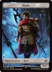 Hero (0007) // Bird (0016) Double-Sided Token [FINAL FANTASY Tokens] MTG Single Magic: The Gathering  | Multizone: Comics And Games