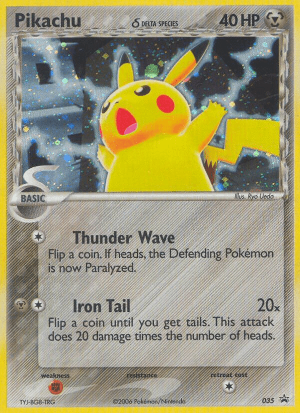 Pikachu (035) (Delta Species) [Nintendo: Black Star Promos] Pokemon Single Pokémon  | Multizone: Comics And Games