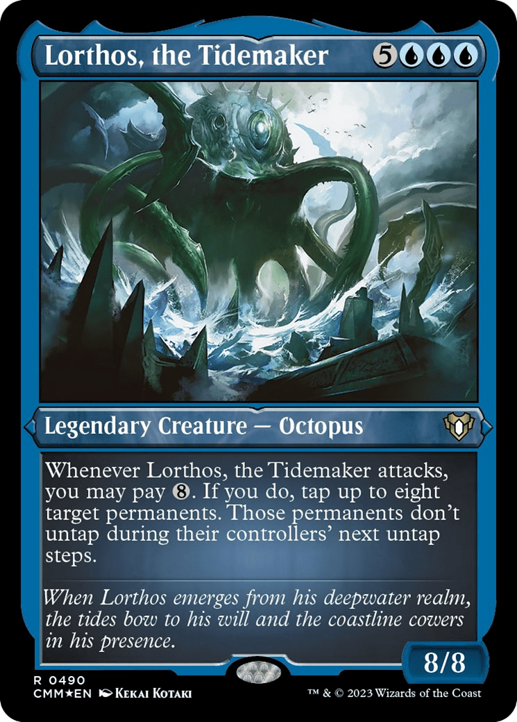 Lorthos, the Tidemaker (Foil Etched) [Commander Masters] MTG Single Magic: The Gathering  | Multizone: Comics And Games