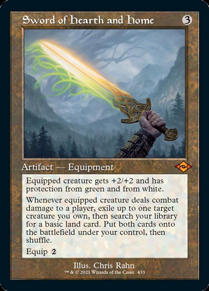 Sword of Hearth and Home (Retro Foil Etched) [Modern Horizons 2] MTG Single Magic: The Gathering  | Multizone: Comics And Games