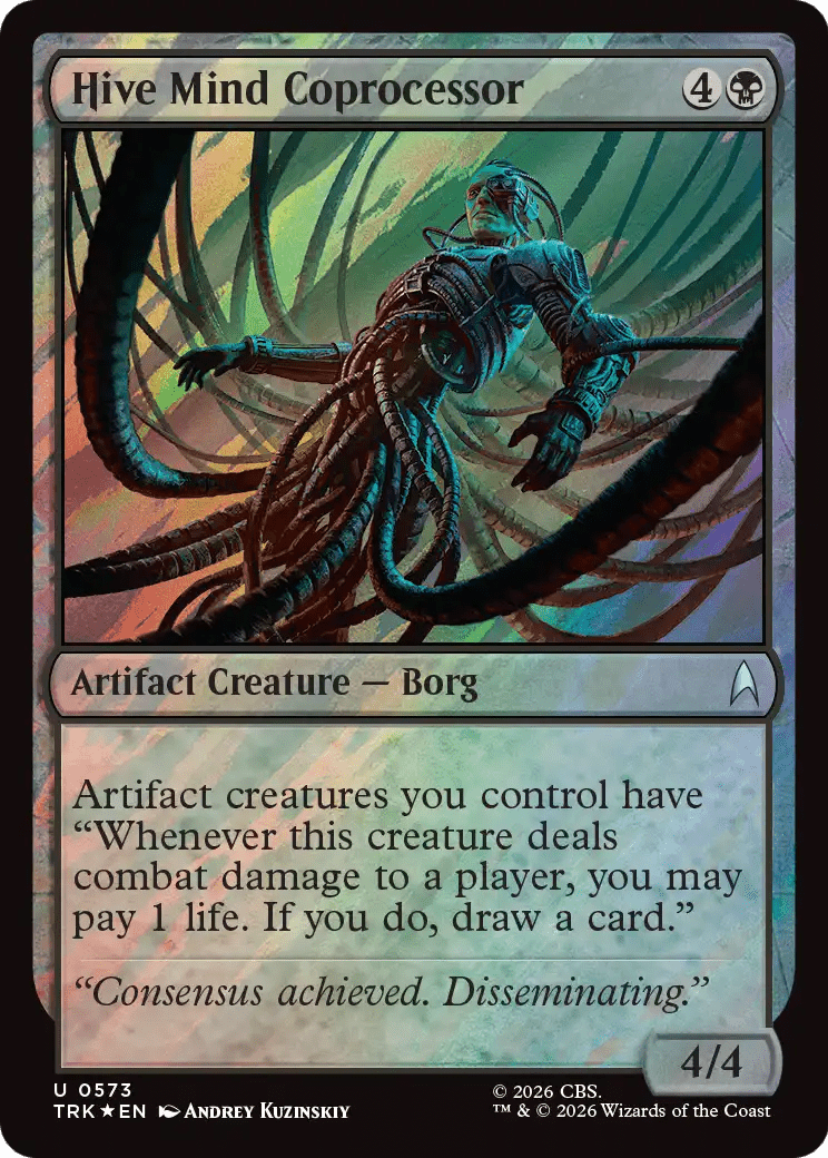Hive Mind Coprocessor (Surge Foil) [Star Trek] MTG Single Magic: The Gathering  | Multizone: Comics And Games