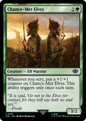 Chance-Met Elves [The Lord of the Rings: Tales of Middle-Earth] MTG Single Magic: The Gathering  | Multizone: Comics And Games