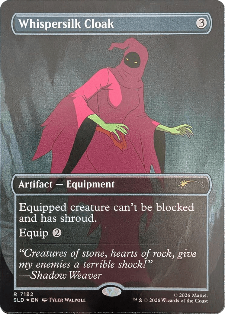 Whispersilk Cloak (7182) [Secret Lair Drop Series] MTG Single Magic: The Gathering  | Multizone: Comics And Games