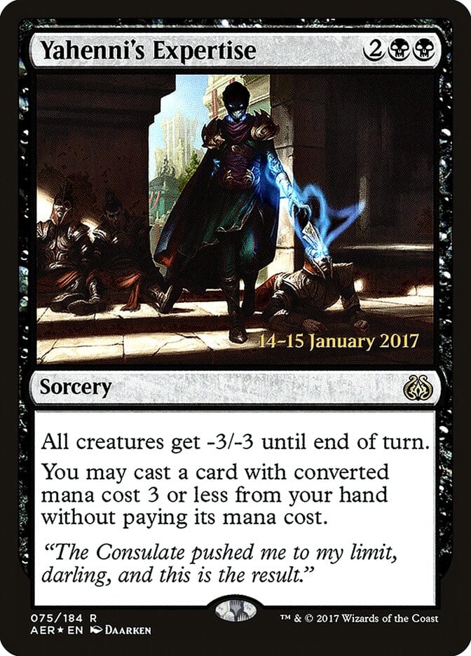 Yahenni's Expertise [Aether Revolt Prerelease Promos] MTG Single Magic: The Gathering  | Multizone: Comics And Games