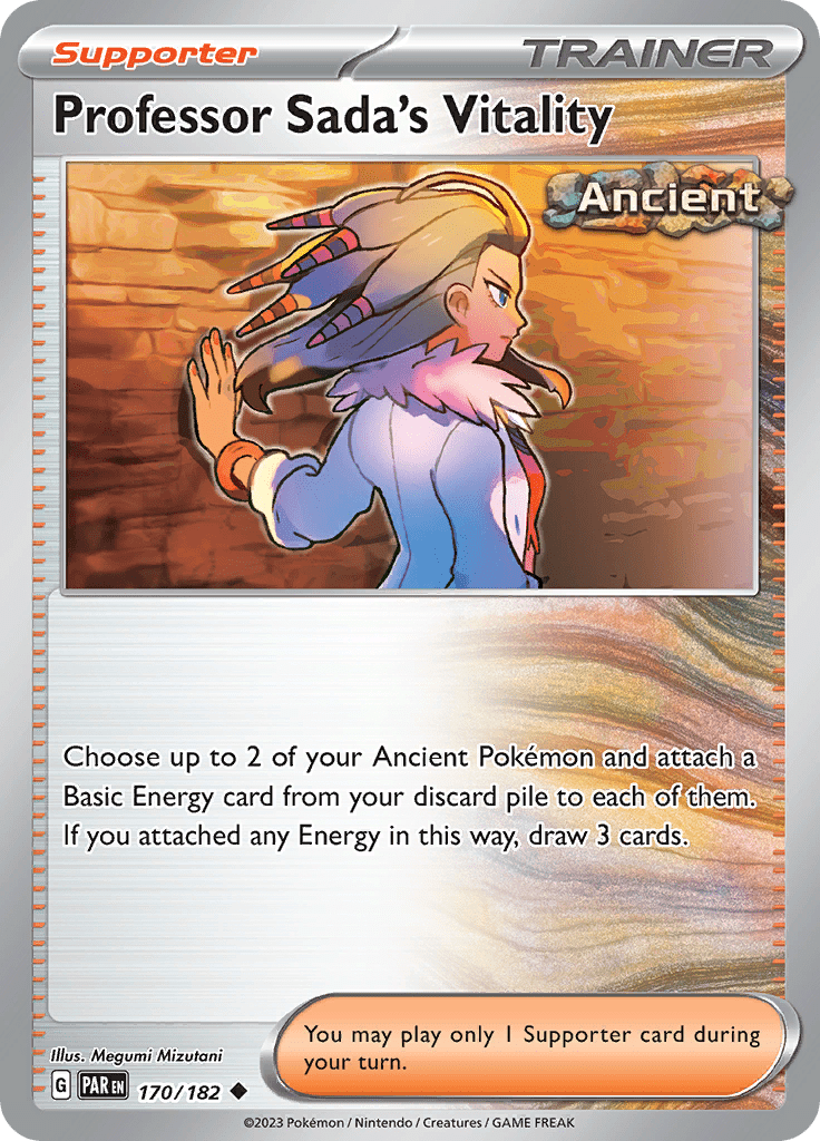 Professor Sada's Vitality (170/182) [Scarlet & Violet: Paradox Rift] Pokemon Single Pokémon  | Multizone: Comics And Games