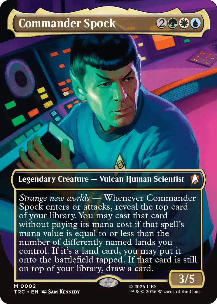 Curzon Dax, Bound by Blood (Extended Art) [Star Trek Commander] MTG Single Magic: The Gathering  | Multizone: Comics And Games