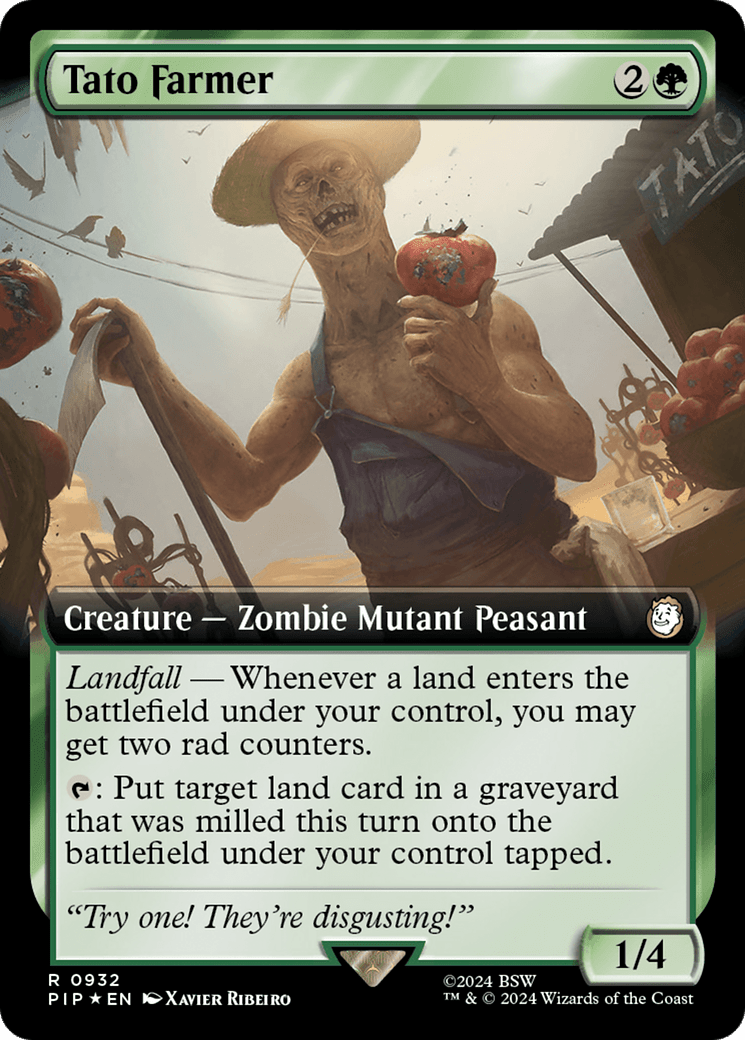 Tato Farmer (Extended Art) (Surge Foil) [Fallout] MTG Single Magic: The Gathering  | Multizone: Comics And Games