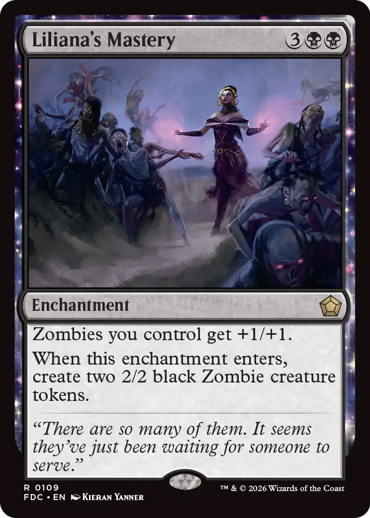 Liliana's Mastery [Foundations Commander] MTG Single Magic: The Gathering  | Multizone: Comics And Games
