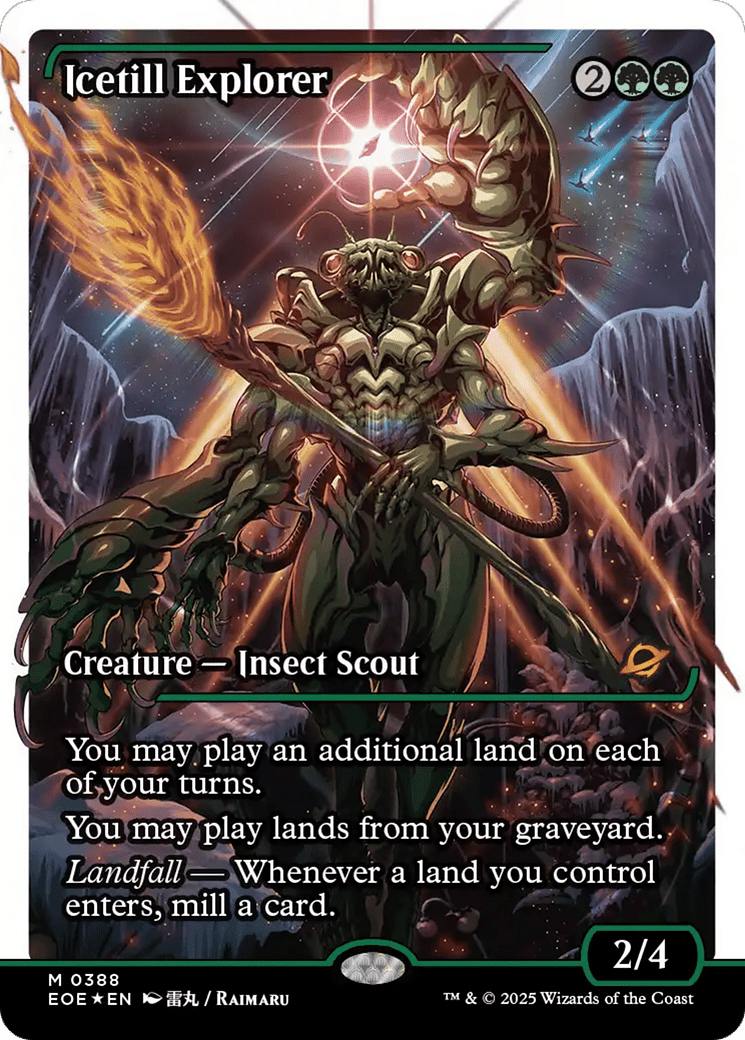 Icetill Explorer (Showcase) (Fracture Foil) [Edge of Eternities] MTG Single Magic: The Gathering  | Multizone: Comics And Games